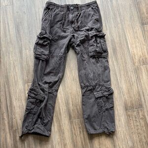 Aeropostale Brown Cargo Pants with Utility Style Small